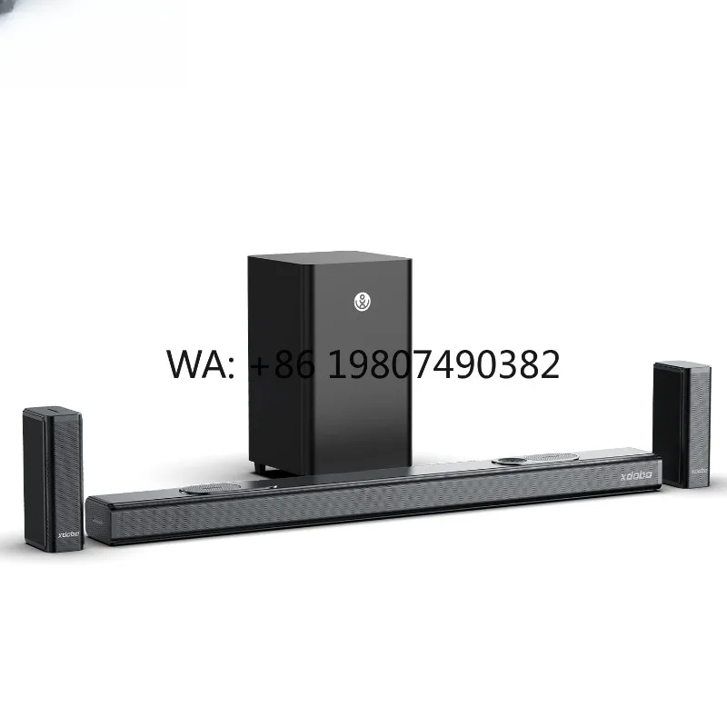

500W Professional Soundbar Woofer, 3D Stereo Surround Sound, Wired High Power Audio for Party Home Theater