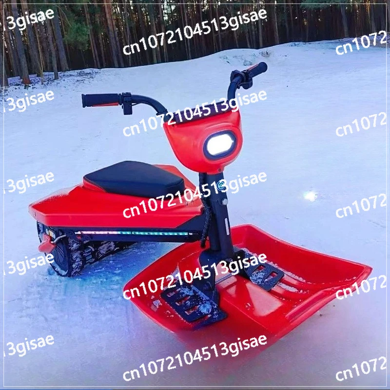 

Two-seater Electric Snowmobile Non-slip Crawling Snowboard