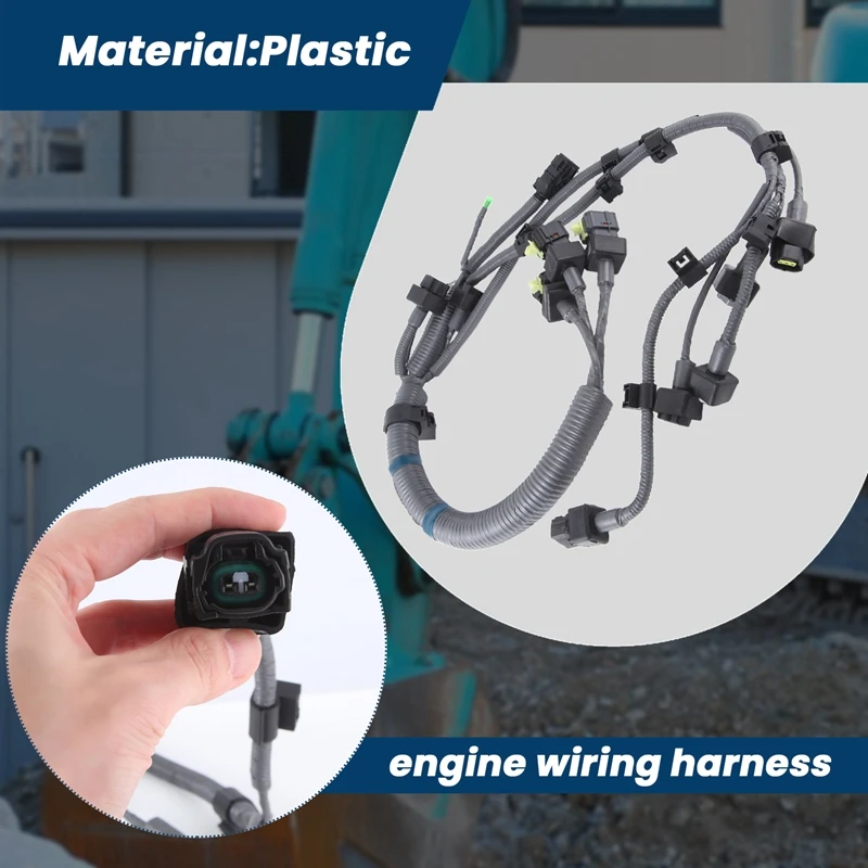 

Excavator Engine Wiring Harness Injector Wiring Harness For Kobelco SK200-8 SK250-8 82121-E0G40 VH82121-E0G40