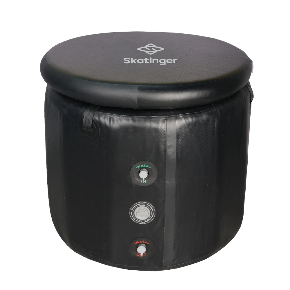 OEM جودة عالية نفخ أنبوب حمام الجليد سلامة سترة نجاة الباردة يغرق حوض حمام الجليد المحمولة مع الشعار