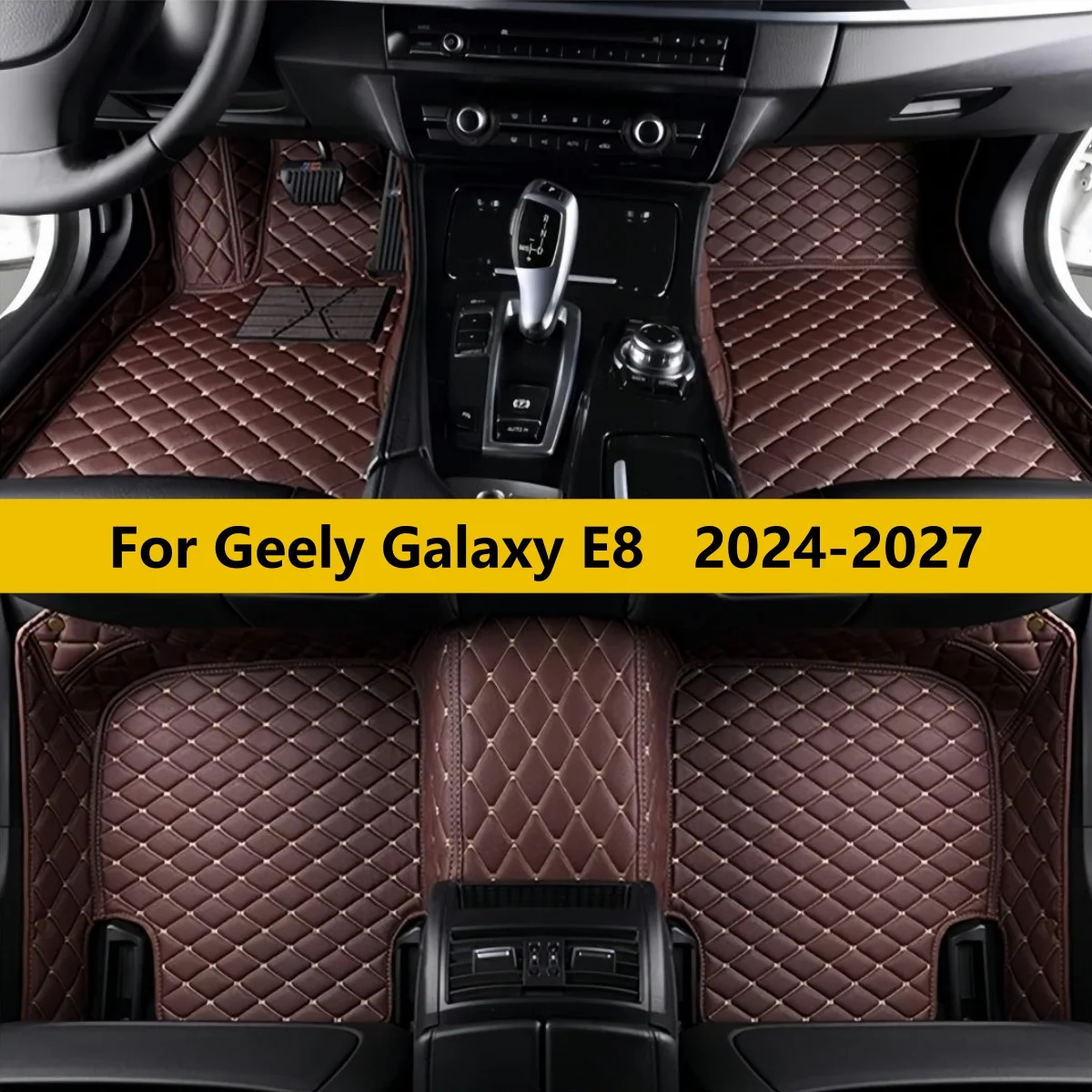 

Custom Auto Carpets Car Floor Mats For Geely Galaxy E8 2024 2025 2026 2027 Auto Foot Matts Rugs Vehicle Full Set Carpet Pads