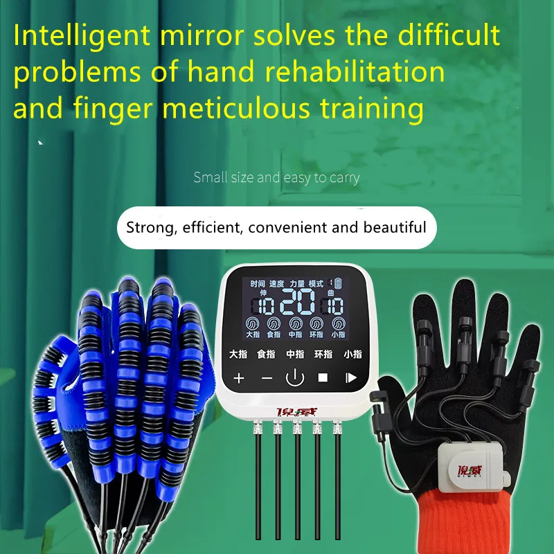 Upgrade High-tech mirror Powerful Hand Robot gloves Rehabilitation Equipment for Stroke Hemiplegia Stimulated Nerve Recovery