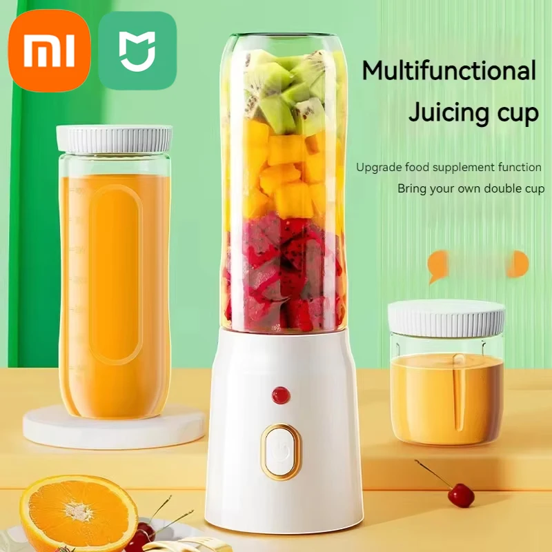 Xiaomi Mijia Portable Electric Juicer Rechargeable Cordless Blender High Powerful Juicer Cup For Smoothie Milkshake Juice Food