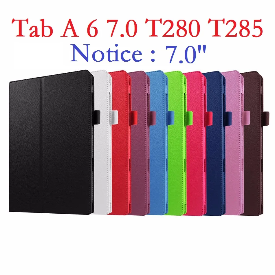 New Tablet Case For Samsung Galaxy Tab A a6 7.0 T280 T285 SM-T280 SM-T285 Smart Cover Case Tablet Flip Stand Protective Shell