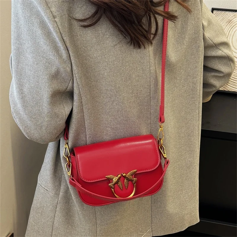 حقيبة كتف جلدية نسائية فاخرة أنيقة كلاسيكية حقيبة يد كروس مصممة لأسلوب الموضة الحديثة #2