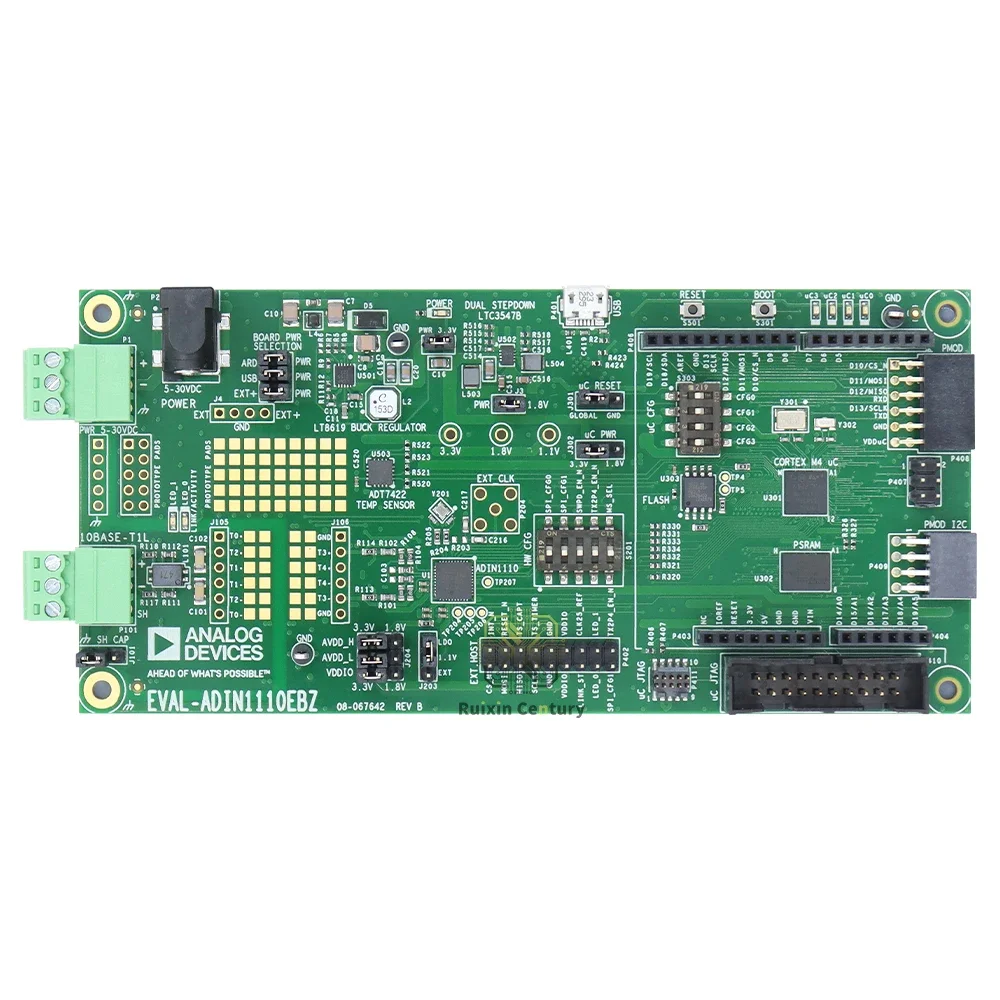 FOR Analog Devices EVAL-ADIN1110EBZ ADIN1110 10BASE-T1L MAC-PHY Evaluation Board Single Pair Ethernet USB Stand-alone Modes