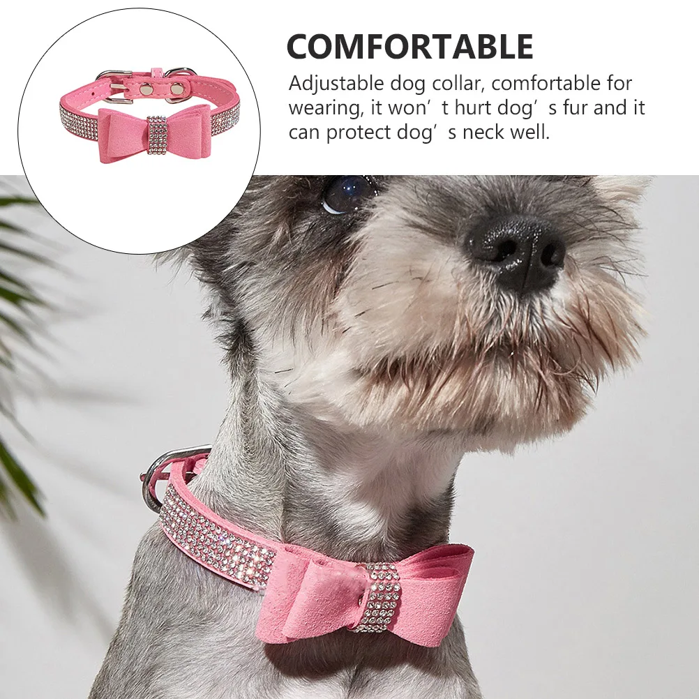 

1 Set Pet Adjustable Dog Collar Large Durable Microfiber Reusable Comfortable Neck Protection Easy Clean Military Style Training