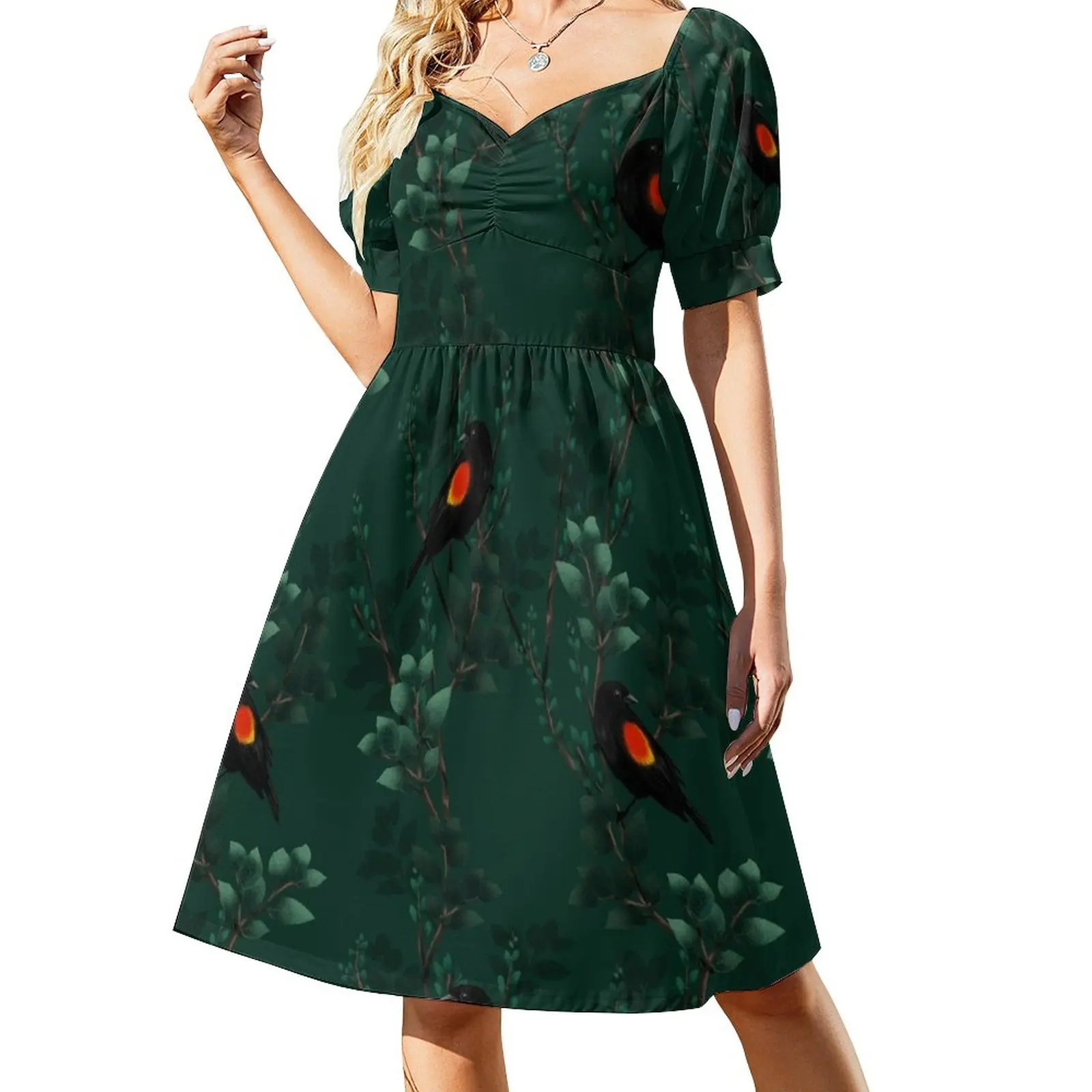 Red-Winged Blackbird Pattern Dress dress party night evening dress ladies beach outfits for women ladies dresses for women 2023