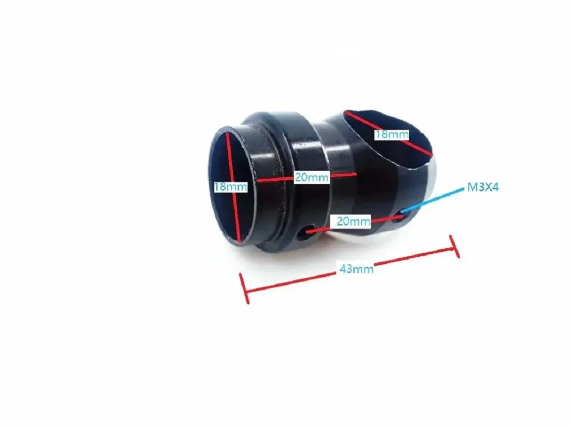 4uds.The four-six multi-axle foot frame is used to connect the metal three-way aluminum tube landing gear of plant protection UA