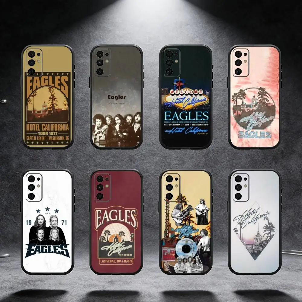 

E-Eagle-s Hotel California Phone Case For Samsung S25,S24,S21,S22,S23,S30,Ultra,S20,Plus,Fe,Note,5G Black Cover