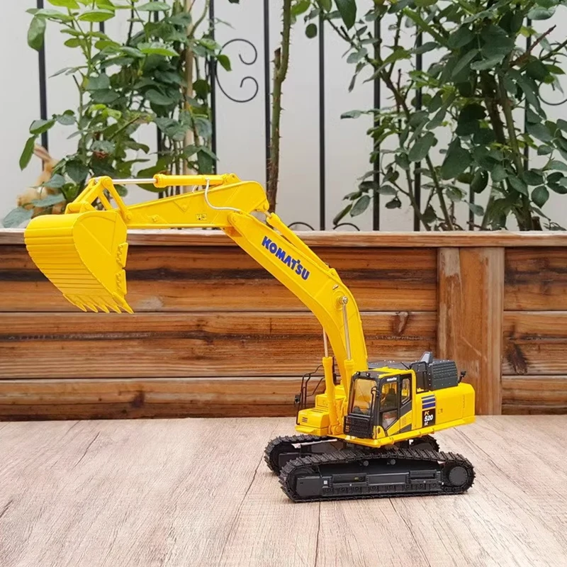 Diecast 1:43 Scale Original PC520LC-10MO Alloy Excavator Model Finished Product Simulation Toy Collection Gift Static Model