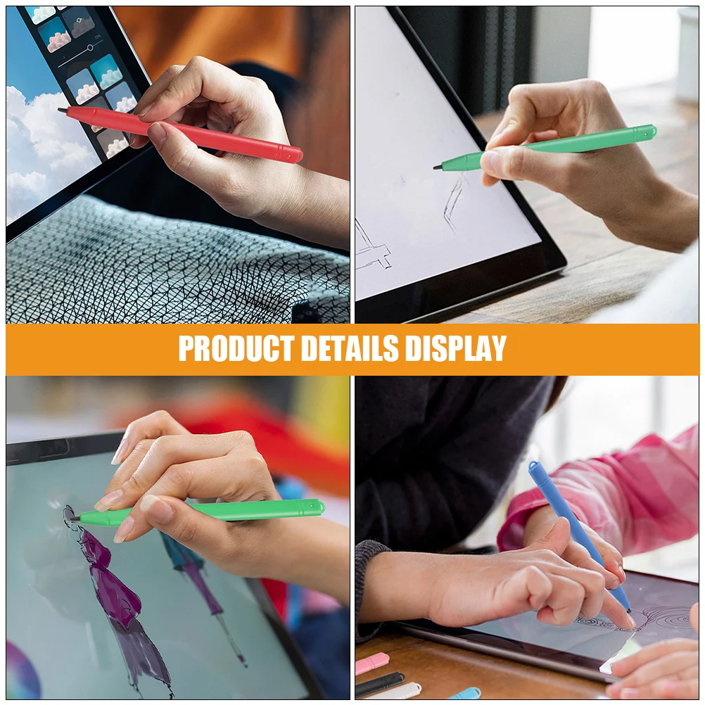6 Pcs Writing Board Handwriting Pens Universal Stylus Tablet Plastic Lcd for Doodle