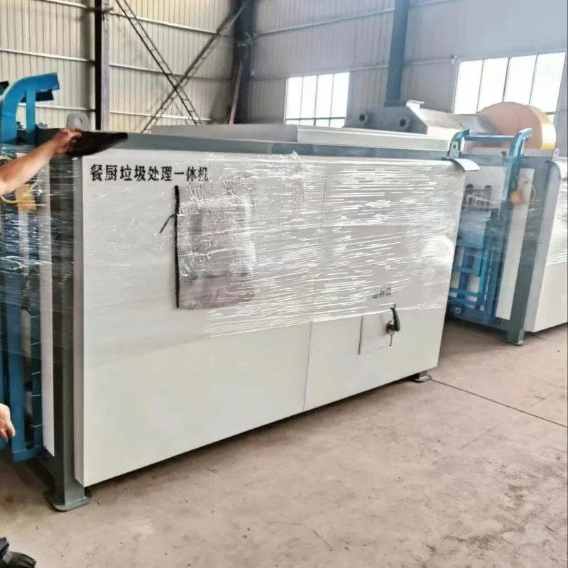 Automatic food waste crushing, oil and water separation, fermentation organic fertilizer equipment