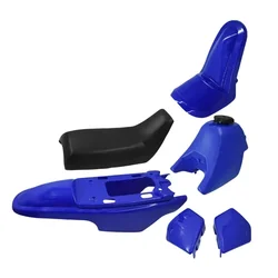 Blue Plastic mudguard Body Fairing Seat Gas Tank Kits For Yamaha PW50 PY50 PW 50 Y-Zinger