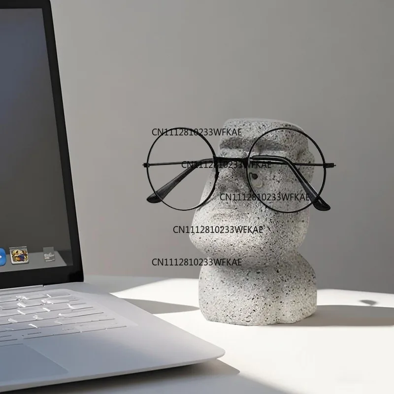 2Pcs creative funny glasses holder, abstract niche interesting desktop decoration