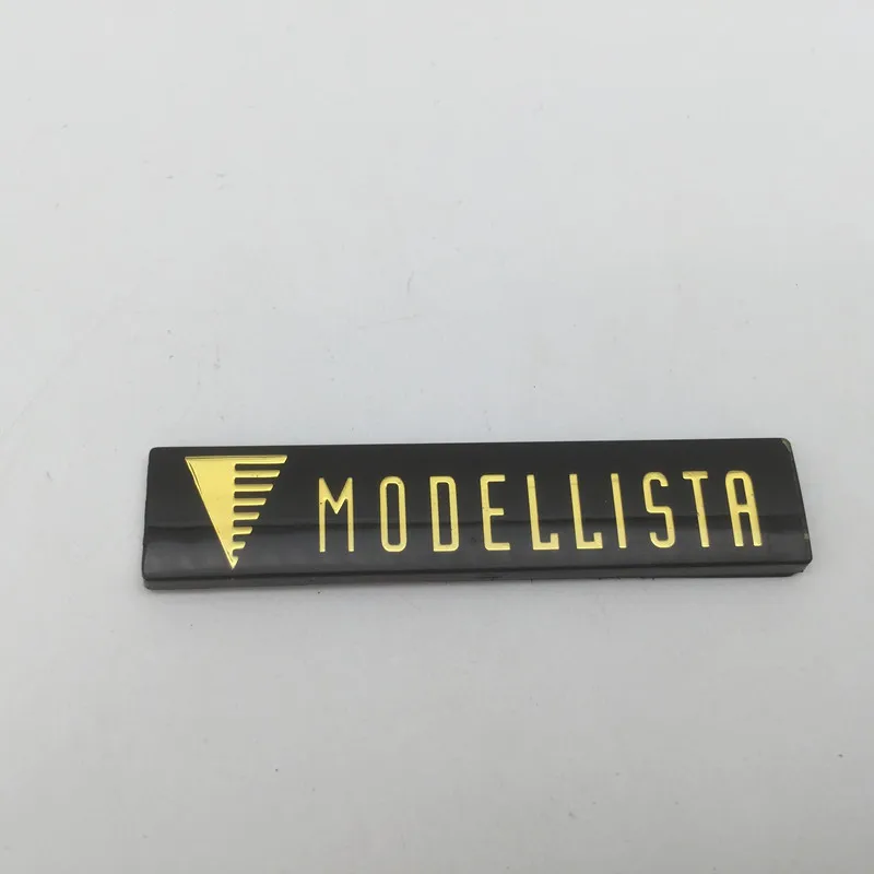 1pcs forMODELLISTA car Front lip small label Grill Fender side