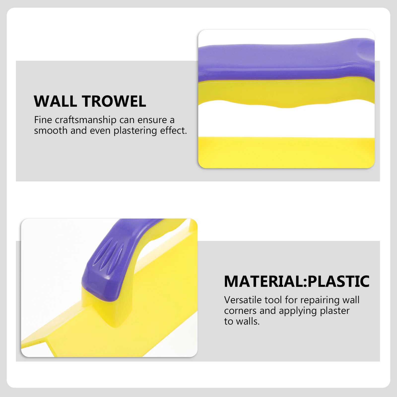 

Putty Cutter Durable Plastic Fine Workmanship Wall Corner Repair Plaster Tool Construction Supply Putty Cutter