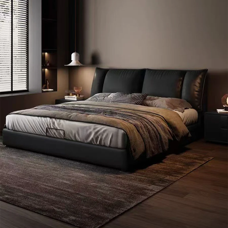 

Designs Black Double Bed Girls Australia Metal Wooden Floating Double Bed Frame Size Adults Cama Matrimonial Furniture For Home