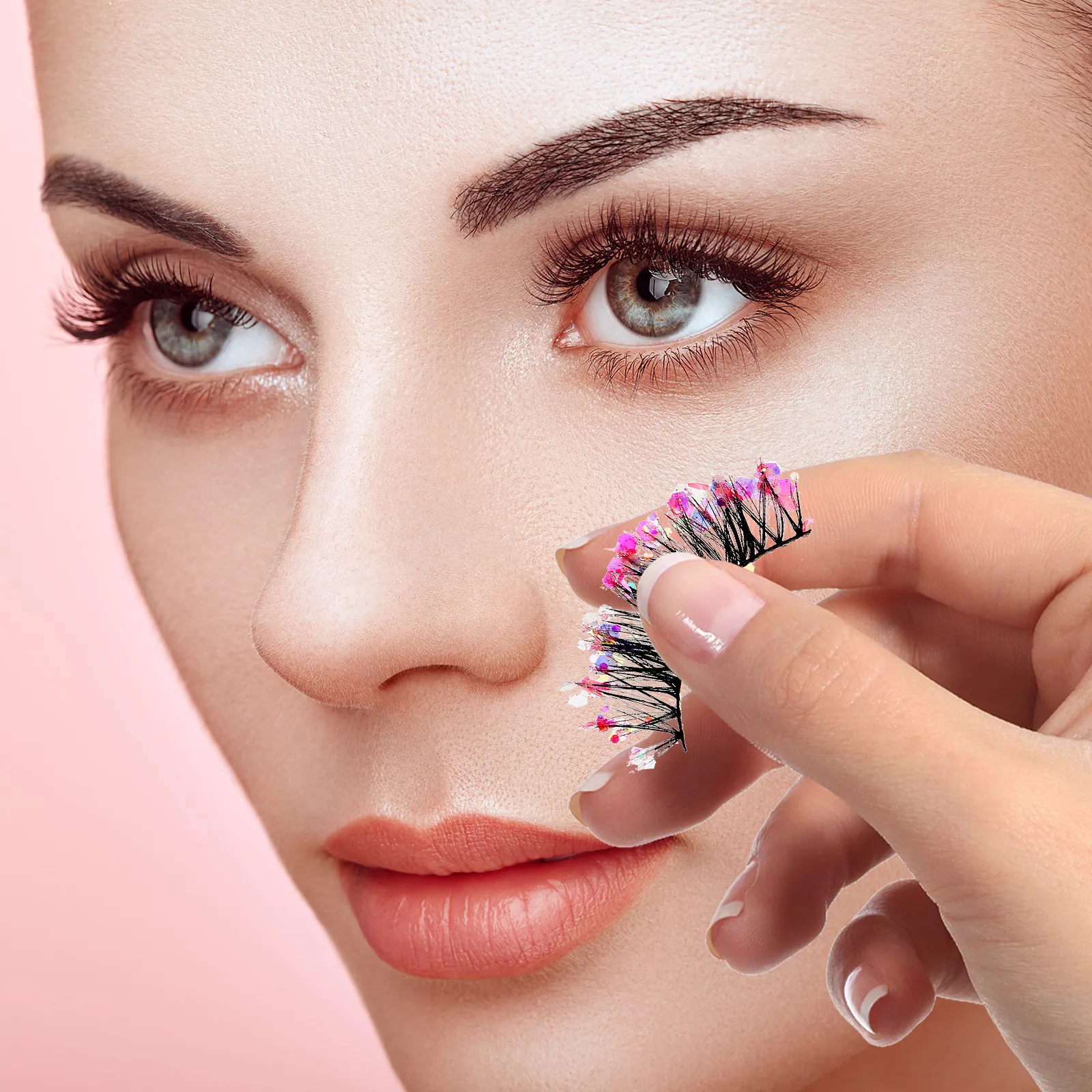 

3Pairs False Eyelashes Extensions Natural Wispy Design for Wedding Birthday Parties False Eyelashes Fake Lashes