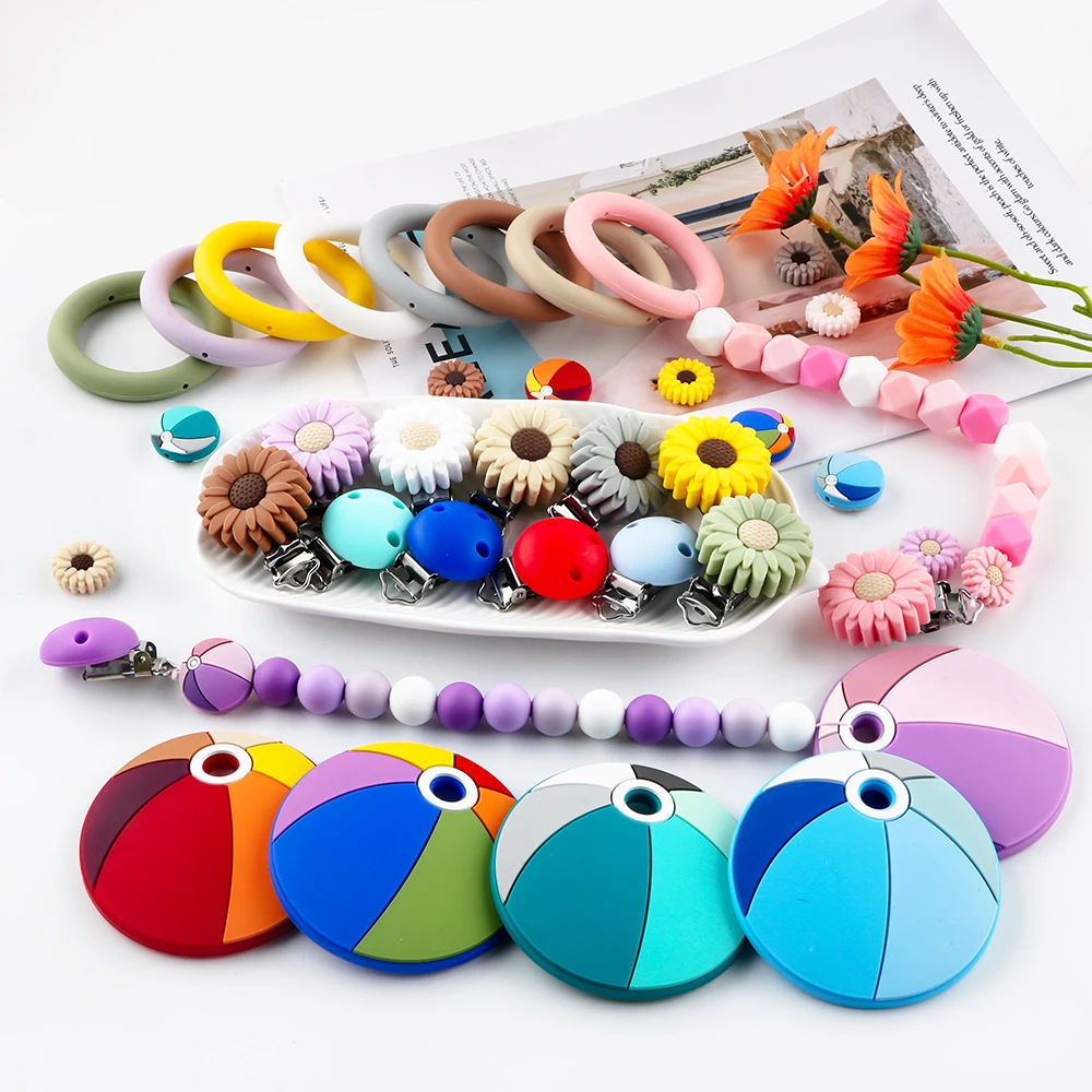 Kovict Animals Silicone 1 set Beads/Clip Set For Making DIY Jewelry Pendant Necklace Etc Handmade Article Accessories