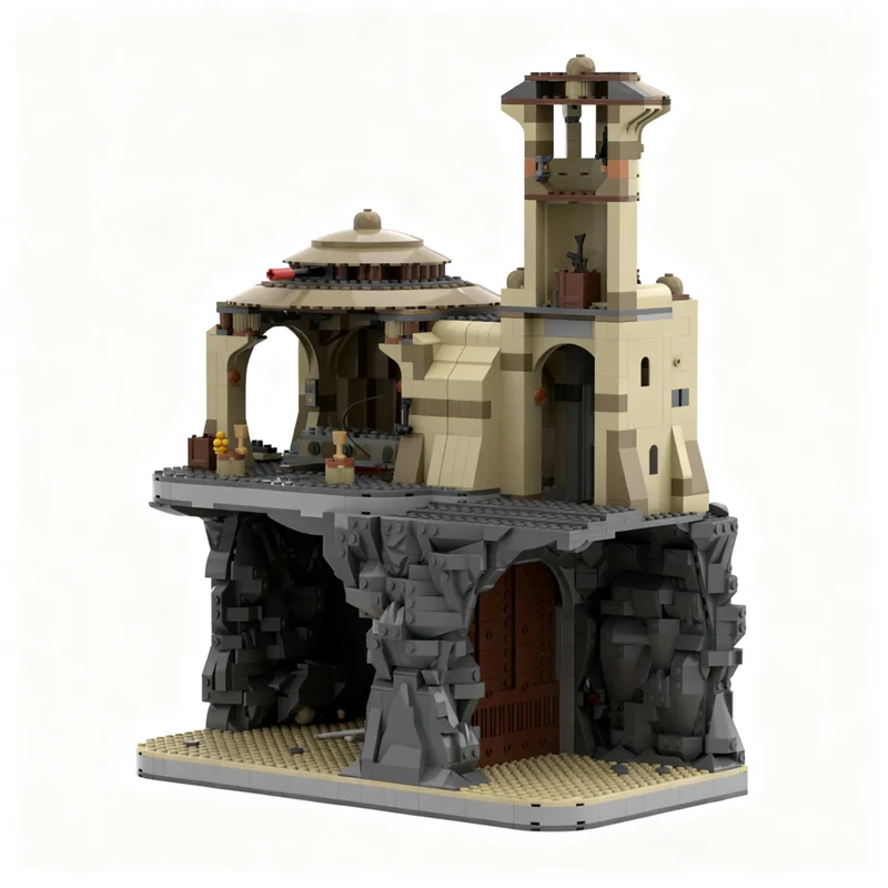 

1581PCS MOC Space War Rancor Pit Fit Jabbas Palace 9516 Model Fighter DIY Creative Ideas Child Toy Assembly Puzzle Gift Birthday