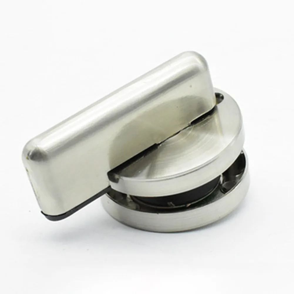 Zinc Alloy Vacant Engaged Indicator Bolt For Toilet Door - Privacy Lock For Public Restroom Stall Doors In Satin/ Nickel Finish