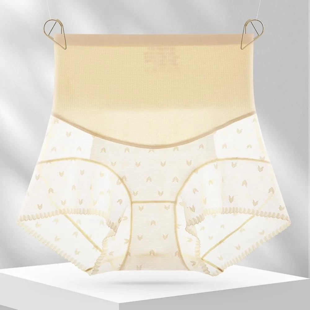

Ice Silk Lace Slimming Shapewear Lingerie Underpants Tummy Control Underwear Belly Contracting Lace Butt Lifting Panties