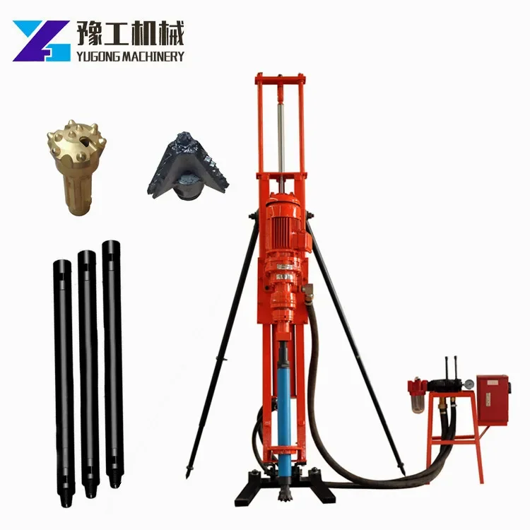 Auger Drilling Rig Hydraulic Water Well Drilling Rig Water Well Rock Drill Rig Machine Borehole Drilling Equipment