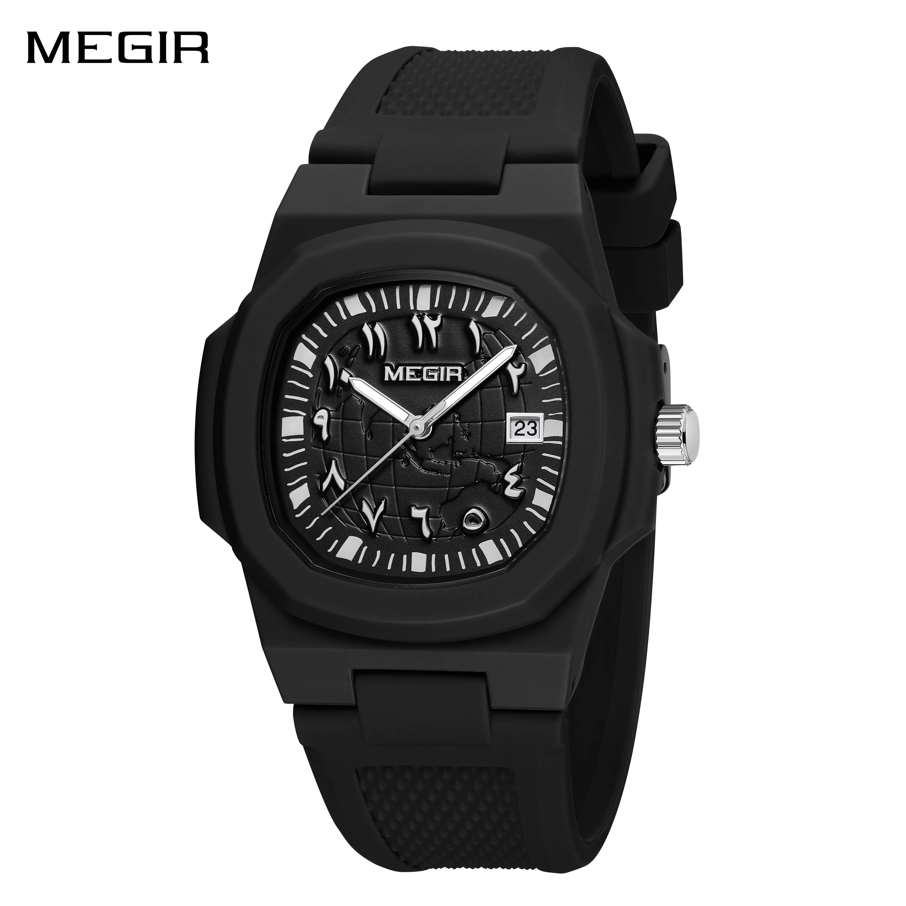 

MEGIR Sport Quartz Watches for Man Luxury Outdoor Leisure Men's Wrist Watch Waterproof Luminous Auto Date Clock Montre Homme