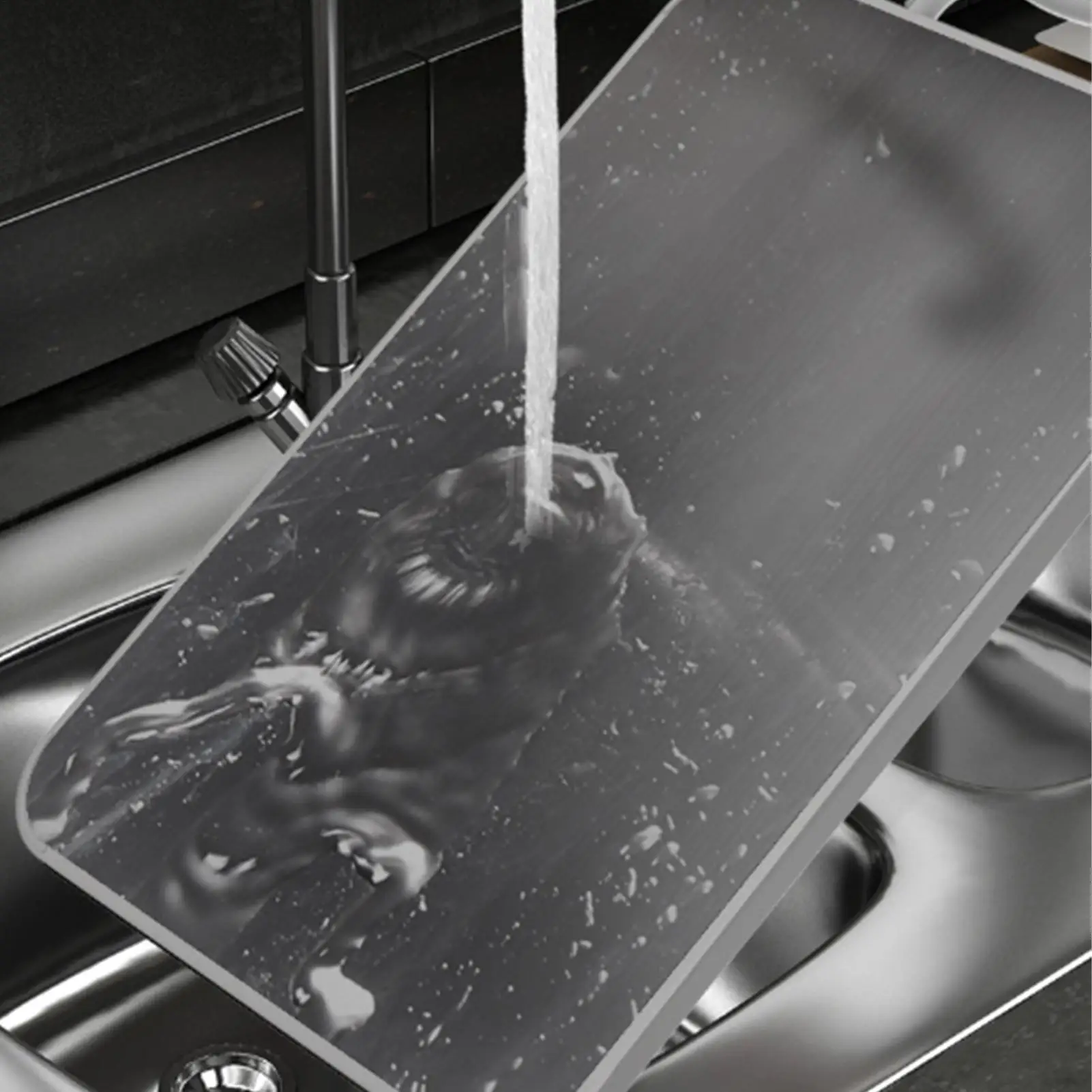 

Metal Chopping Cutting Board Double Sided Slicing Serving Tools Stainless steel food Cutting Board Kitchen Gadget