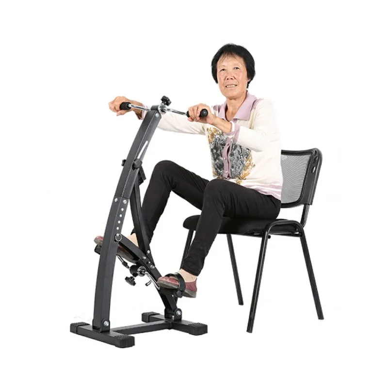 Verstärktes Stahl-I-förmiges Trainingsfahrrad, Verstellbares Stabiles Rehabilitationsgerät für Ältere zur Ober- und Untergliedmaßenrehabilitation