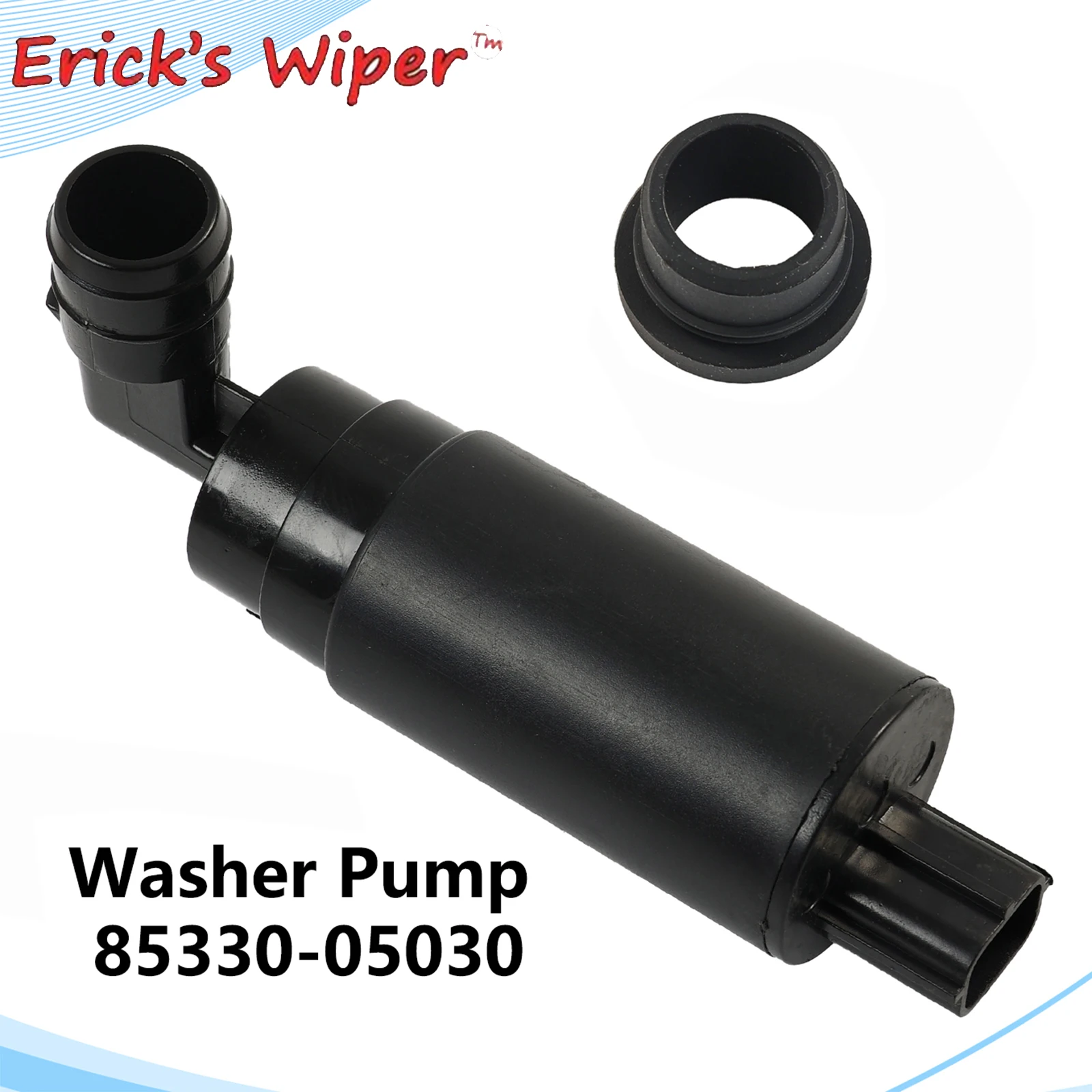 Erick\'s Wiper Front Windshield Wiper Washer Pump Motor With Grommet For Honda Civic CR-V CRV OE# 85330-05031 85330-05030