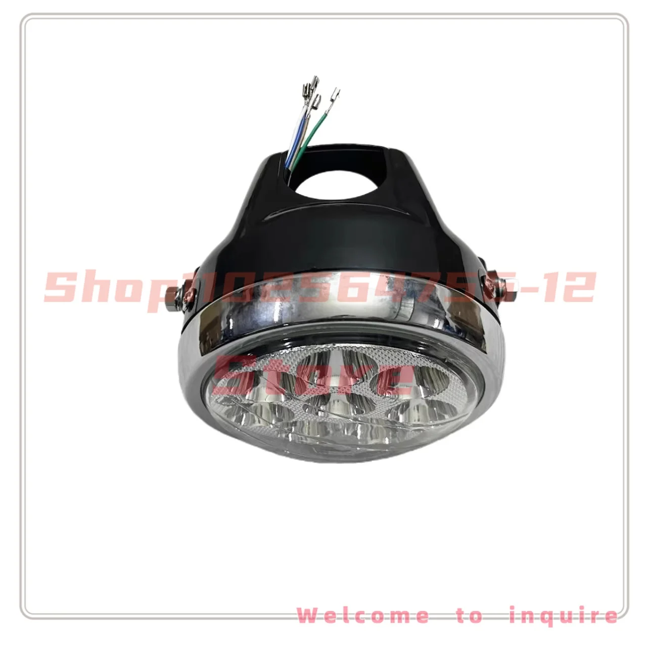 

Аксессуары для светодиодных фар мотоцикла для круглой светодиодной лампы Jialing 70/JH70