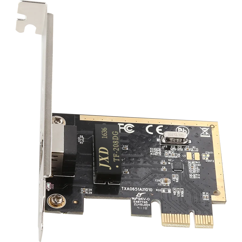 

2 шт. DIEWU PCIe новый дизайн Realtek 8111H Gigabit 1000 Мбит/с RJ45 сетевая карта