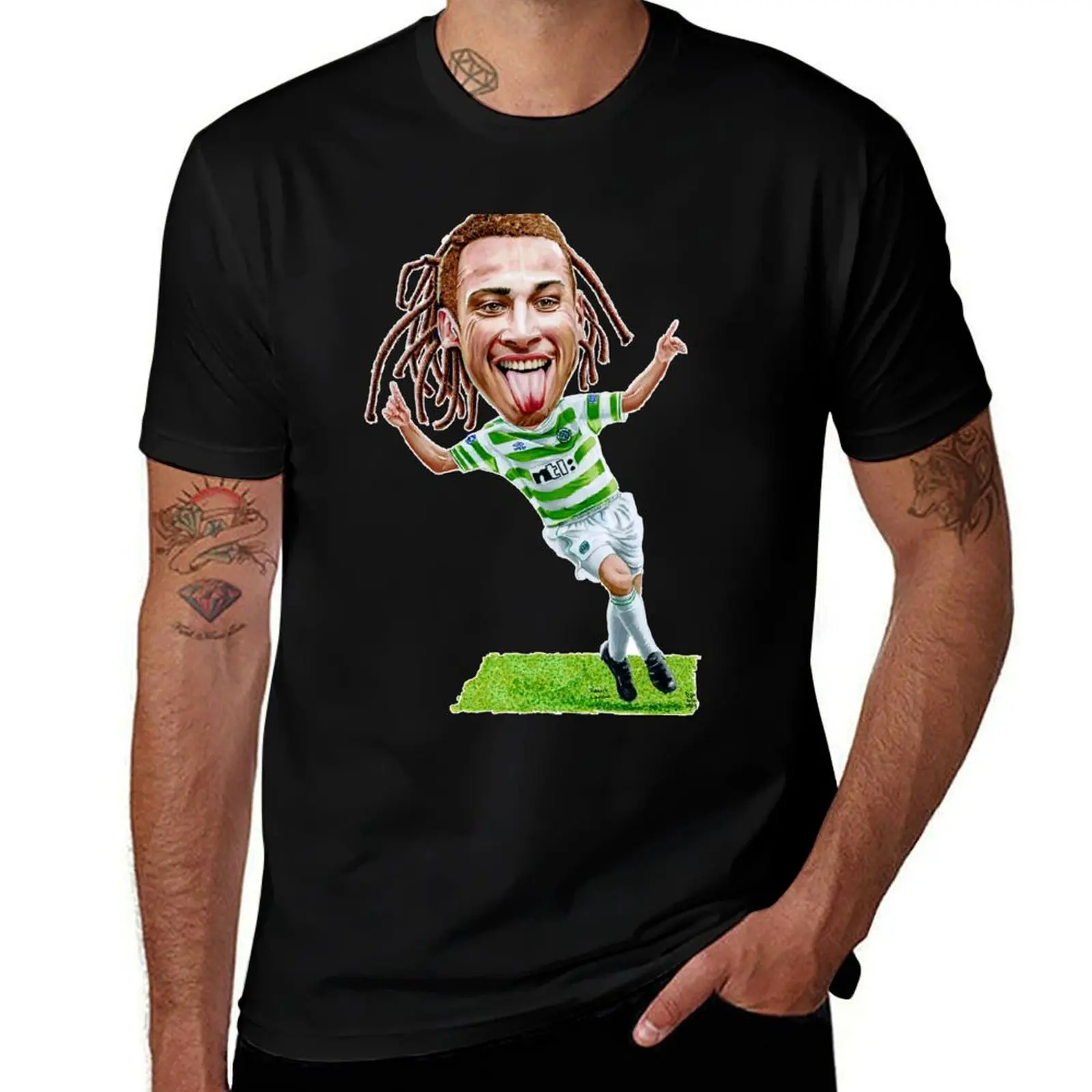 

Henrik Larsson - Celtic T-Shirt Anti-Wrinkle Short Sleeve T-Shirt
