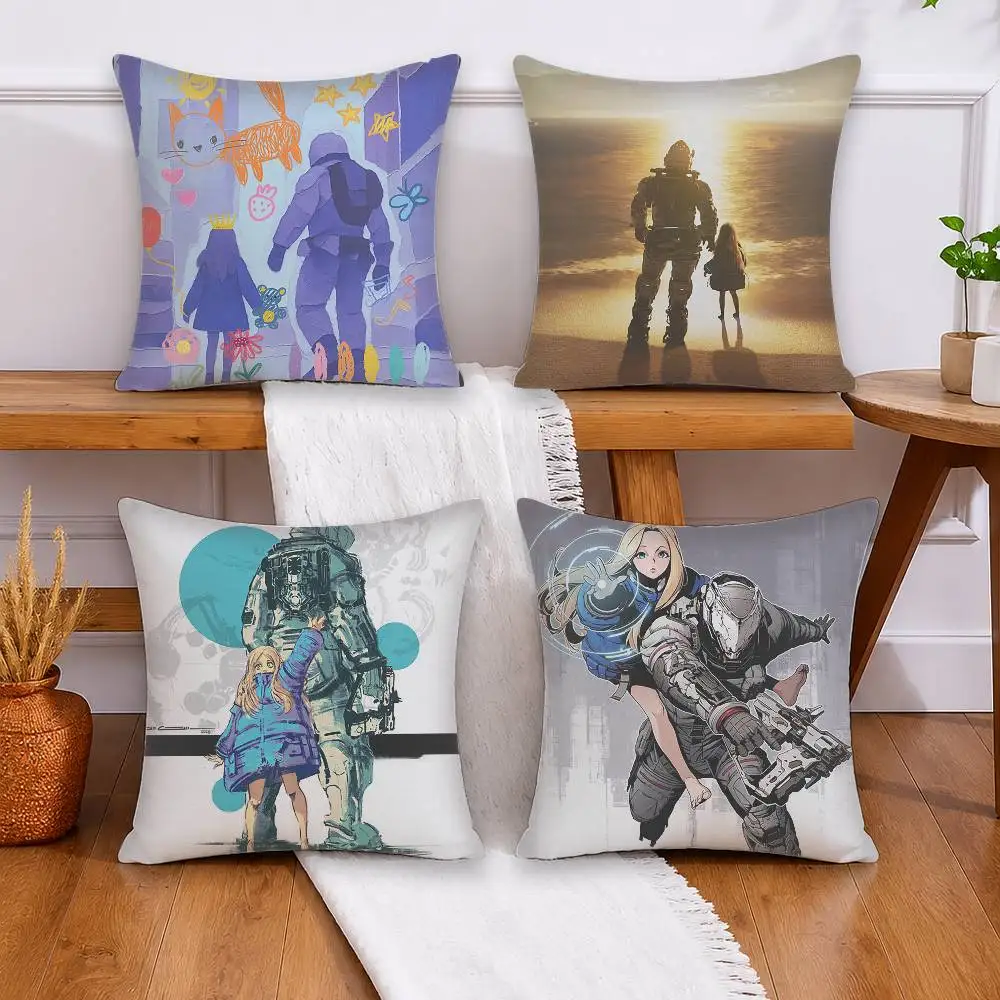 

P-Pragmata Pillow Case for Sofa Living Room Home office Decor Protective Cover