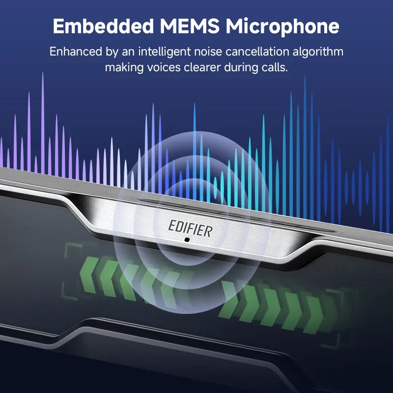 Edifier QS30 Computer Speakers Mini Soundbar USB Speakers with Bluetooth 5.4 Built-in Microphone RGB Lighting for PC Laptop view 4