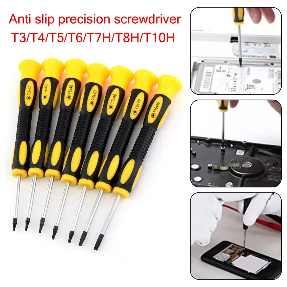 T3/T4/T5/T6/T7H/T8H/T10H Torx Screwdriver With Hole Plastic Removal Tool Improvement Tool for xbox 360, xbox one,ps3,ps4