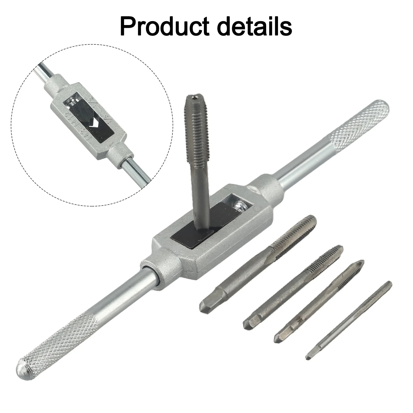 

High-Speed Steel Tap Manual Tapping Set For Precise Tapping High-Speed Steel 4241 Precise Tapping Detailed Thread Design