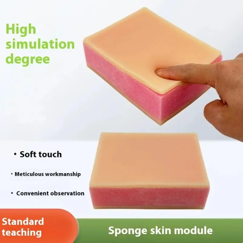 Injection Training Pad Surgical Suture Surgical Puncture Training Silicone Skin Model For Surgery Simulation Injection Practice