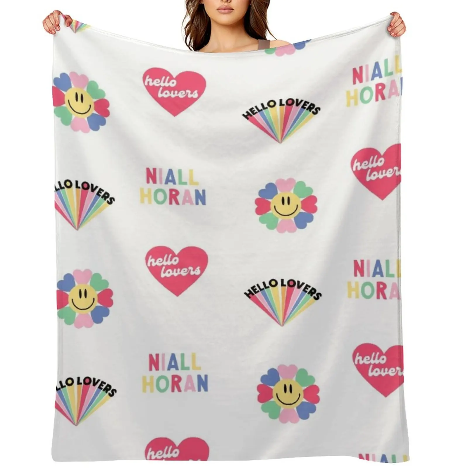 

Hello Lovers Niall Horan Pack Throw Blanket Hair Flannel Fabric Polar Camping Blankets