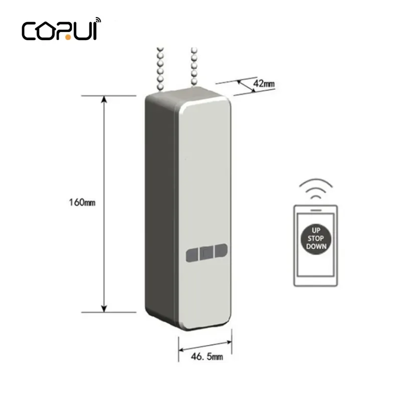 

Corui Electrical Curtain Roller Shade Driver DIY Roller Shutter Motor Smart Life APP Voice Control Work Alexa Google Assistant