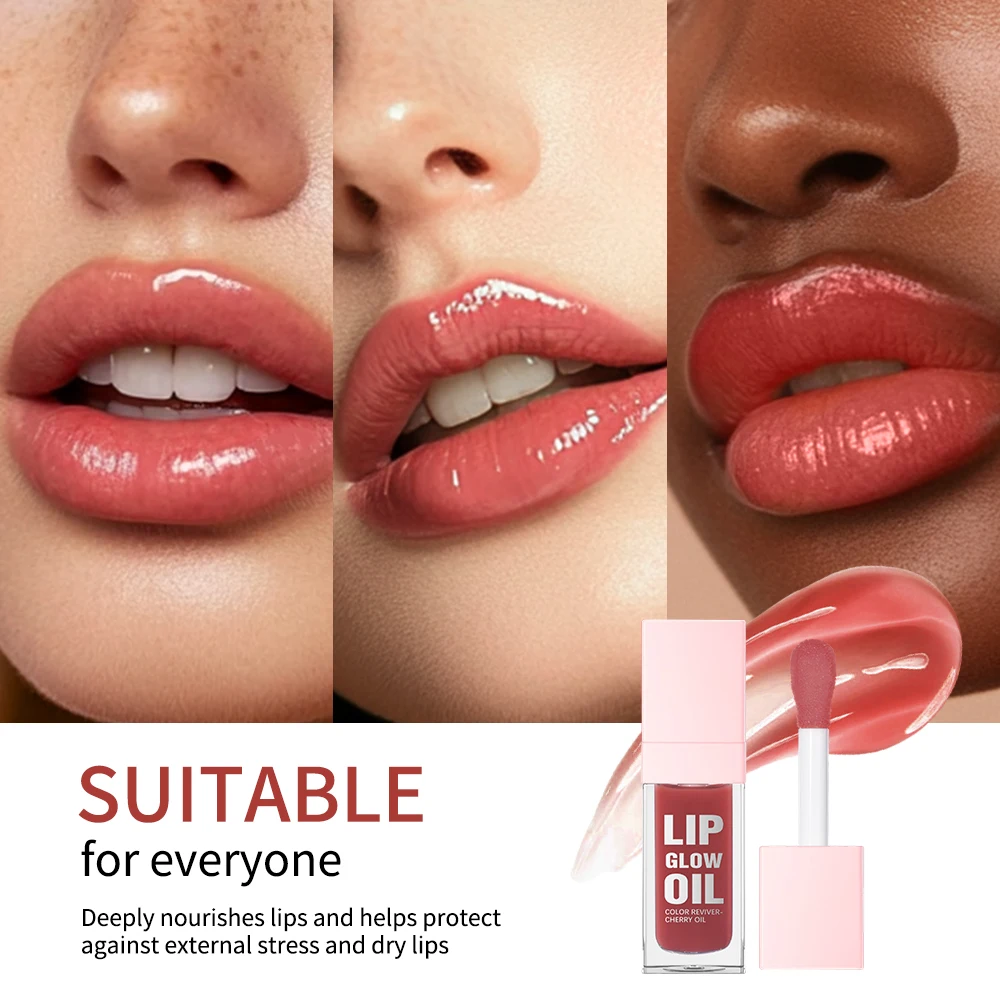 ลิปบาล์มบำรุงริมฝีปากสูตรดั้งเดิม ลิปออยล์ กลอส บำรุงริมฝีปาก ให้ริมฝีปากอวบอิ่ม ขจัดเซลล์ผิวที่ตายแล้ว กลอสสีชมพู ให้ริมฝีปากอวบอิ่ม