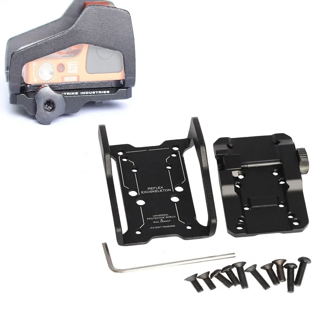 العالمي R-M-R ريد دوت ريفلكس البصر جبل الناهض قاعدة 20 مللي متر Picatinny السكك الحديدية محول بندقية الصيد نطاق جبل #3