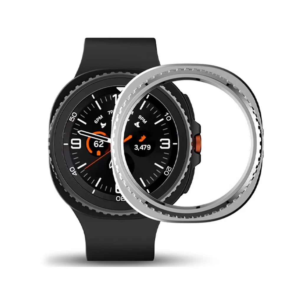 Lünettenring + Abdeckung für Samsung Galaxy Watch 8 Classic 46 mm Schutz Harte PC-Stoßstangenschale Galaxy Watch8 Classic Schutzhülle – Detail 4