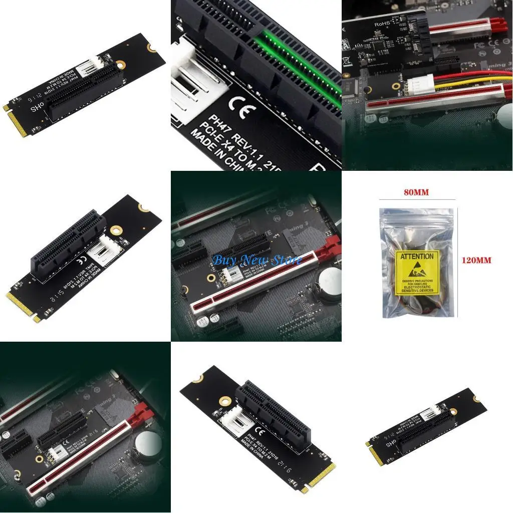 

20CE PCIE 4X To M.2 Adapter M.2 To PCIE 4X Hard Drive Converter Reader Adapter Card