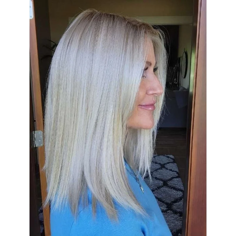 NEW IN BOX BELLE TRESS WIG CT-1012 CALABASAS MONO TOP in ALPINE CREAM R BLONDE