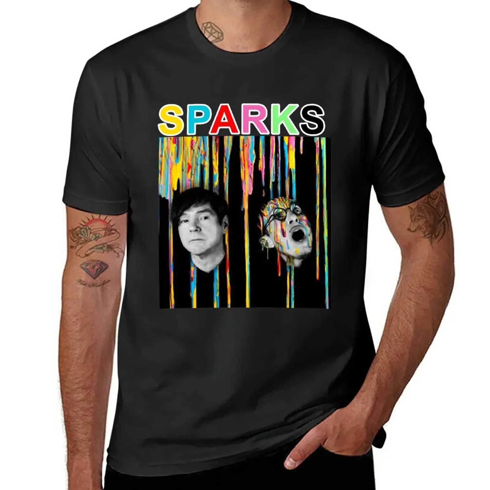 Sparks Band T-Shirt new edition Aesthetic clothing anime workout shirts for men