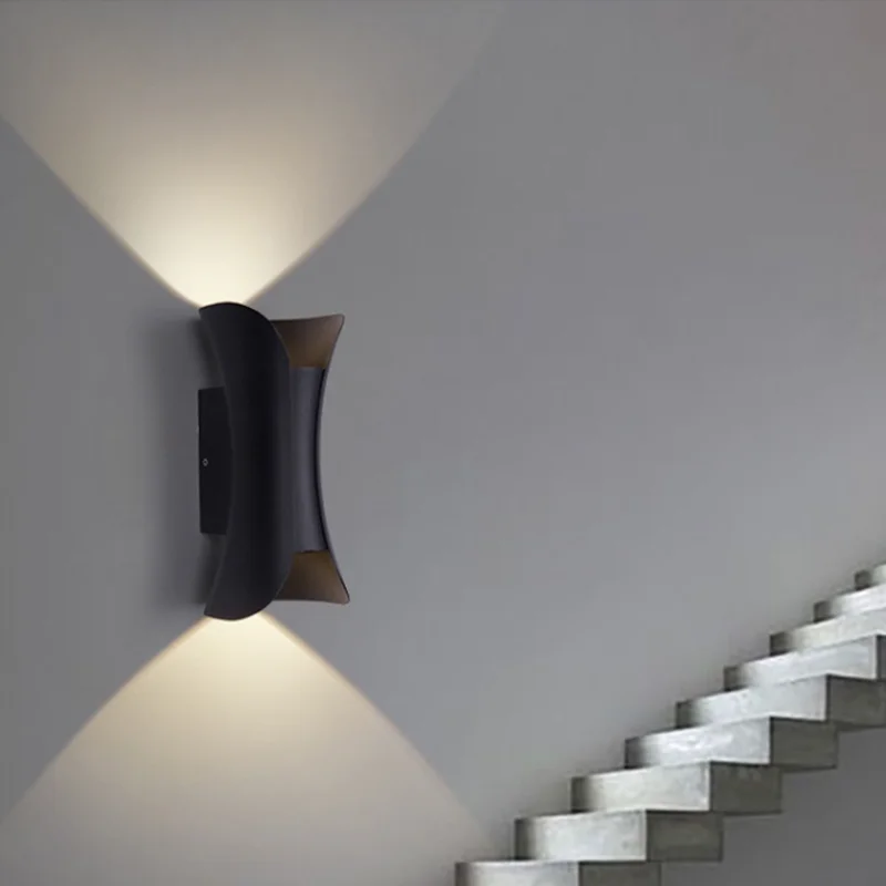 Indoor Bedroom Decoration Wall Lamp Plastic Material Up Down Spot Sconce Lights LED Hotel Corridor Aisle Lustres Just For Indoor