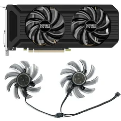 Ventilador de refrigeración de tarjeta gráfica dual, piezas de 2, 85mm, FDC10H12S9-C, GA91S2U, 4 pines, para Tongde Geforce GTX 1070 Ti 1070 1060 1080 GTX1060